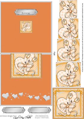 Lovin Heart Easy Over the Edge Card N Spiral Pyramid