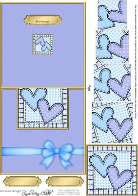 Baby Hearts Easy Over the Edge Card N Spiral Pyramid