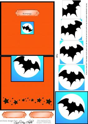 Halloween Easy Over the Edge Card N Spiral Pyramid