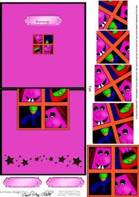 Halloween Easy Over the Edge Card N Spiral Pyramid