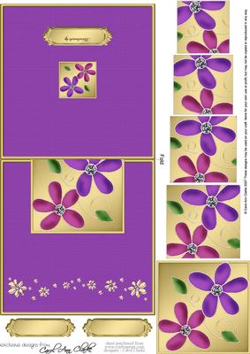 Daisy Daisy Easy Over the Edge Card N Spiral Pyramid