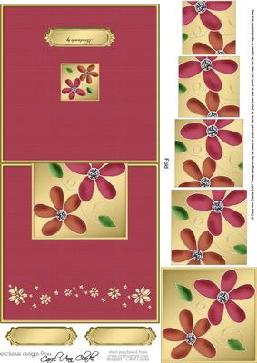 Daisy Daisy Easy Over the Edge Card N Spiral Pyramid