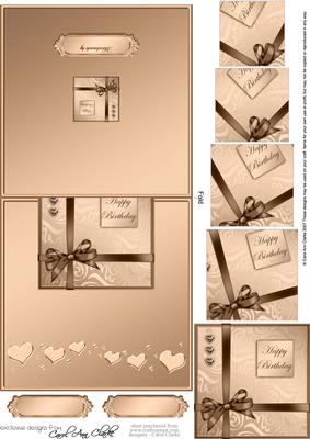 Elegant Flourish Easy Over the Edge Card N Spiral Pyramid