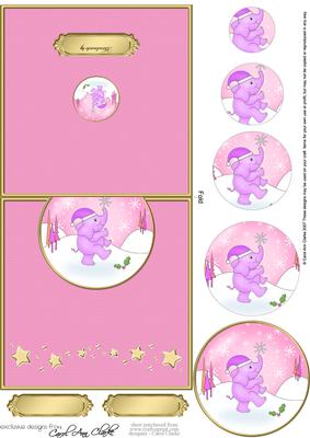 Baby Elephant No-hole Over the Edge N Circle Pyramid