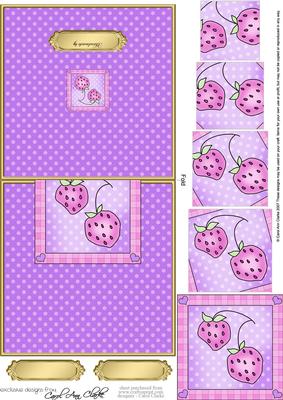 Strawberries No-hole Over the Edge N Spiral Pyramid
