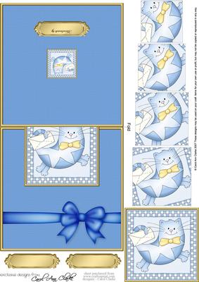 Cute Cat No-hole Over the Edge N Spiral Pyramid