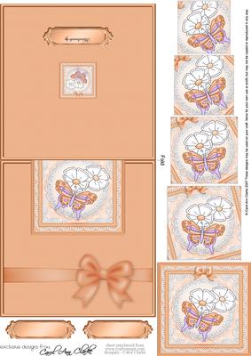 Fluttery Butterfly No-hole Over the Edge N Spiral Pyramid