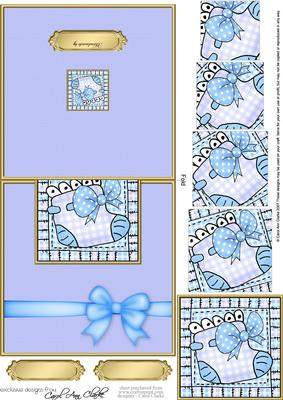 Baby Bootee No-hole Over the Edge N Spiral Pyramid