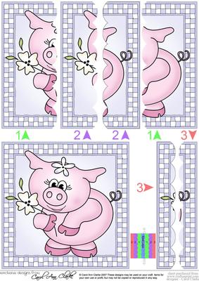 Princess Piggywig Scallop Edge Side Stacker