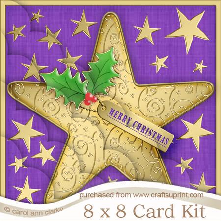 8 x 8 Xmas Star Kit with Scalloped Corners
