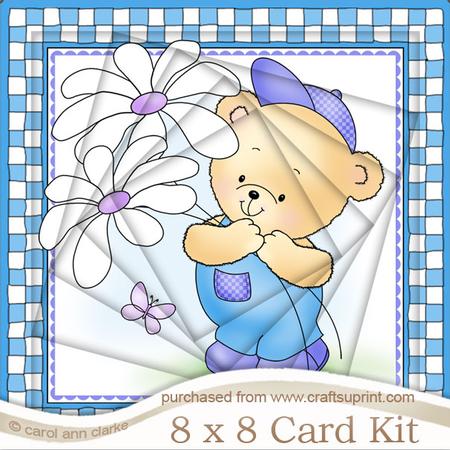 8 x 8 Robert's Flowers Twisted Tunnel Card Kit