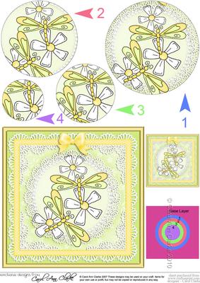 Dreamy Dragonflies Quick Card with Circular Side Stacker