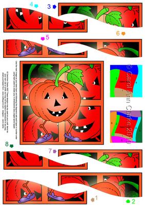 A Haunting We Will Go Wavy Spiral Side Stacker