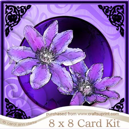 8 x 8 Clematis Kit with Scalloped Corners