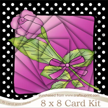 8 x 8 Single Rose Kit with Twisted Pyramage