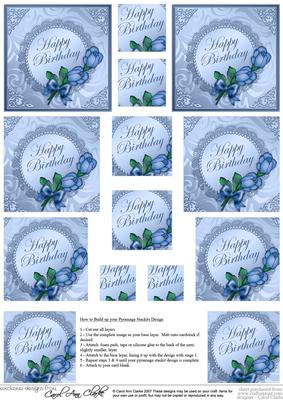 Roses and Metallic Lace - Pyramage sheet