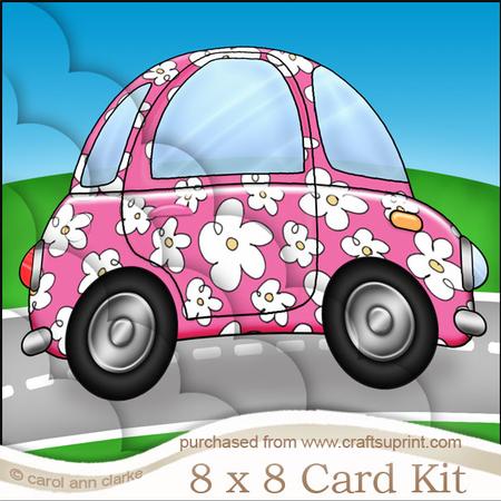 8 x 8 Funky Car Kit with Scalloped Corners
