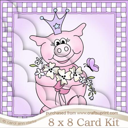 8 x 8 Princess Piggywig Kit with Scalloped Corners