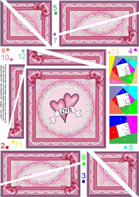 Adorable Hearts - Love Hearts Twisted Spiral Side Stacker