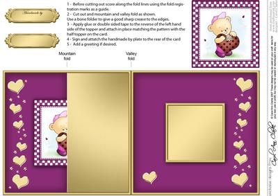 Robert's Heart No-hole Fold Back Card