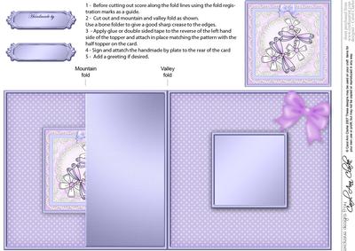 Dreamy Dragonflies - No-Hole Fold Back Card