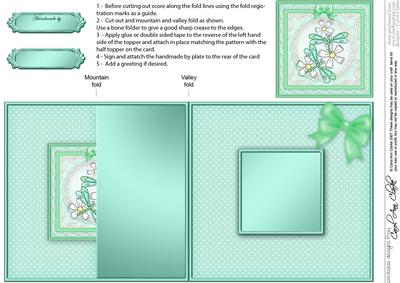 Dreamy Dragonflies No-hole Fold Back Card