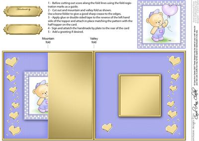 Robert's Balloon No-hole Fold Back Card