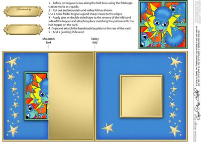 Aliens No-hole Fold Back Card