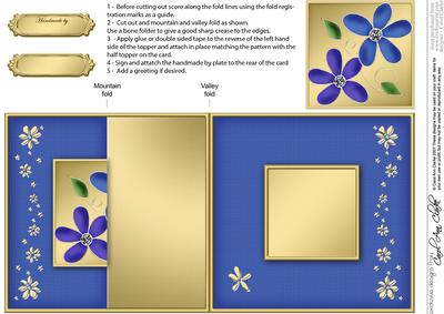 Daisy Daisy No-hole Fold Back Card