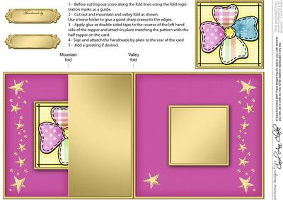 Patchwork Petals No-hole Fold Back Card