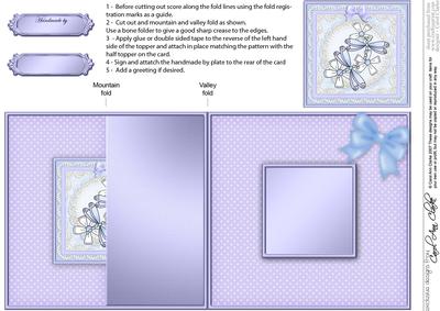 Dreamy Dragonflies - No-Hole Fold Back Card