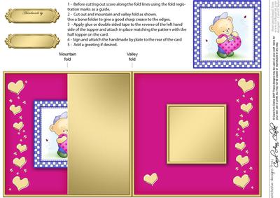 Robert's Heart No-hole Fold Back Card