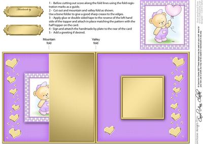 Robert's Balloon No-hole Fold Back Card