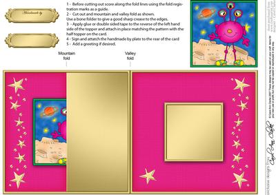 Aliens No-hole Fold Back Card