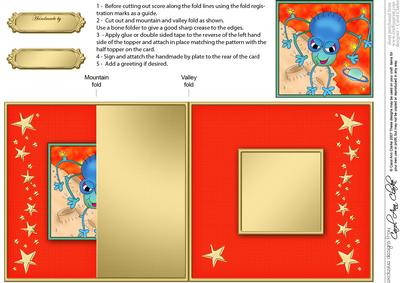 Aliens No-hole Fold Back Card