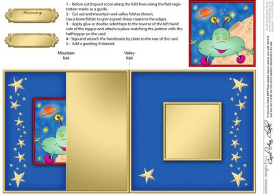 Aliens No-hole Fold Back Card