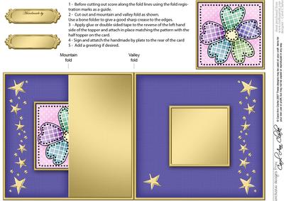 Patchwork Petals No-hole Fold Back Card