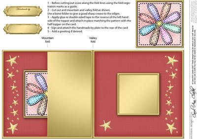 Patchwork Petals No-hole Fold Back Card