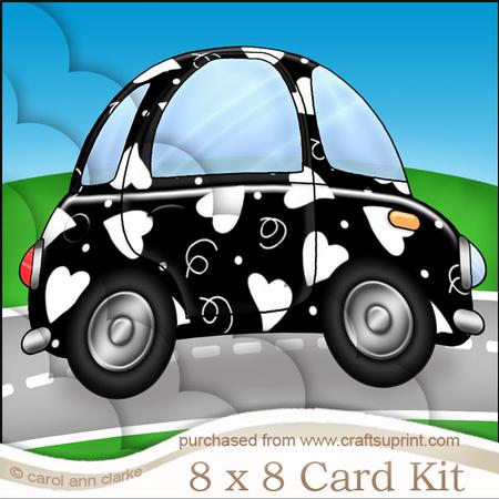 8 x 8 Funky Car Kit with Scalloped Corners