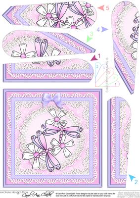 Dreamy Dragonflies Quick Card - Fan Pyramage Topper