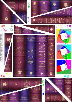 Merry Christmas Books Twisted Spiral Side Stacker