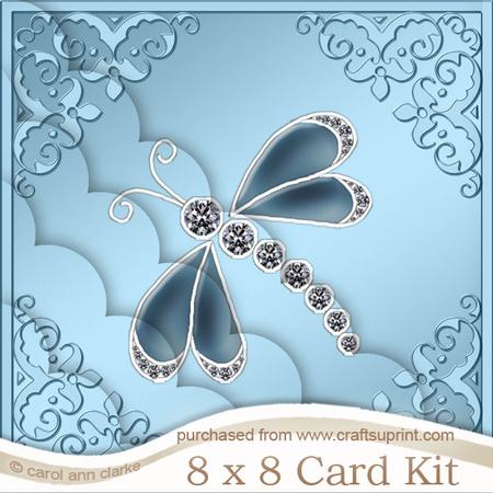 8 x 8 Dragonfly Kit with Scalloped Corners