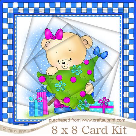 8 x 8 Rosie's Xmas Tree Twisted Tunnel Card Kit