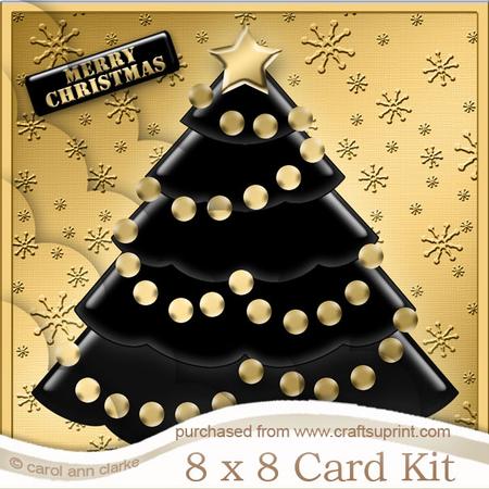 8 x 8 Xmas Tree Kit with Scalloped Corners