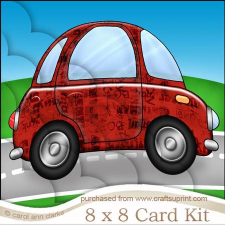 8 x 8 Funky Car Kit with Scalloped Corners