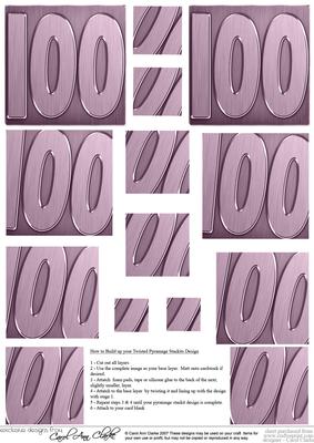 100th Metallic Age Twisted Pyramage Sheet