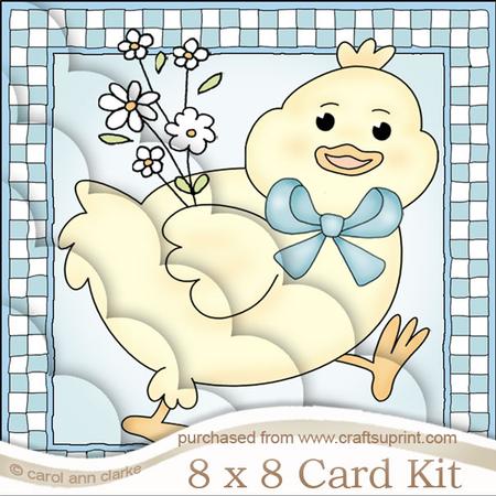 8 x 8 Little Chick Kit with Scalloped Corners