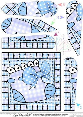 Baby Bootee Fan Pyramage Topper