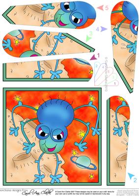 Aliens Out of this World Fan Pyramage Topper