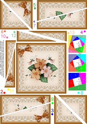 Pretty Viola Quick Card with Twisted Spiral Side Stacker